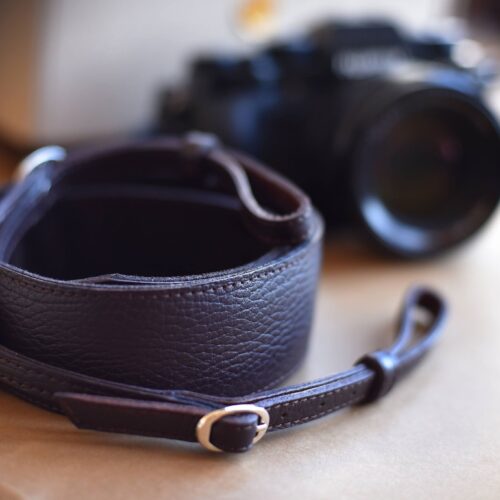 EVE leather camera strap